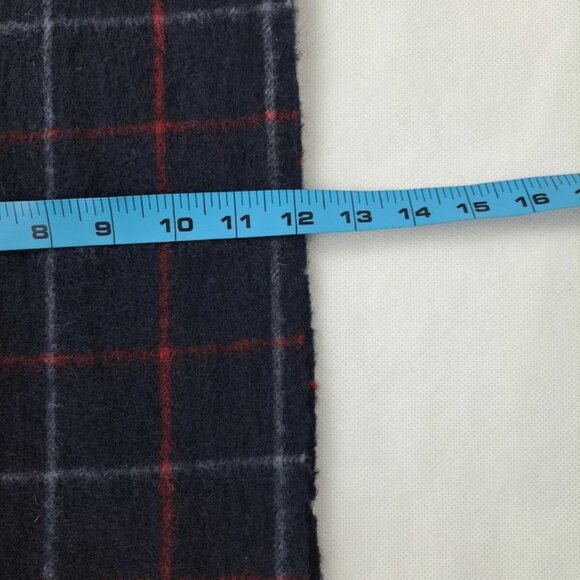 BURBERRY London Vintage Classic Nova Check Knit 100% Cashmere Black SCARF - Picture 7 of 7